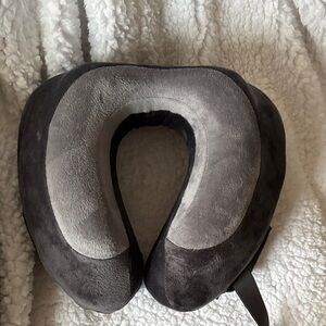 Used once! Cabeau Gray Travel Pillow